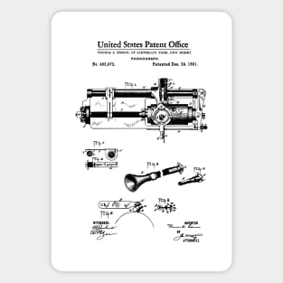 US Patent - Cylindrical Phonograph Magnet